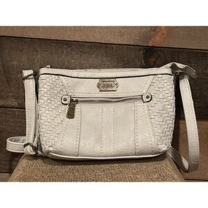 B.O.C. BOC‎ Born Concept Gray Vinyl Purse Shoulder Bag